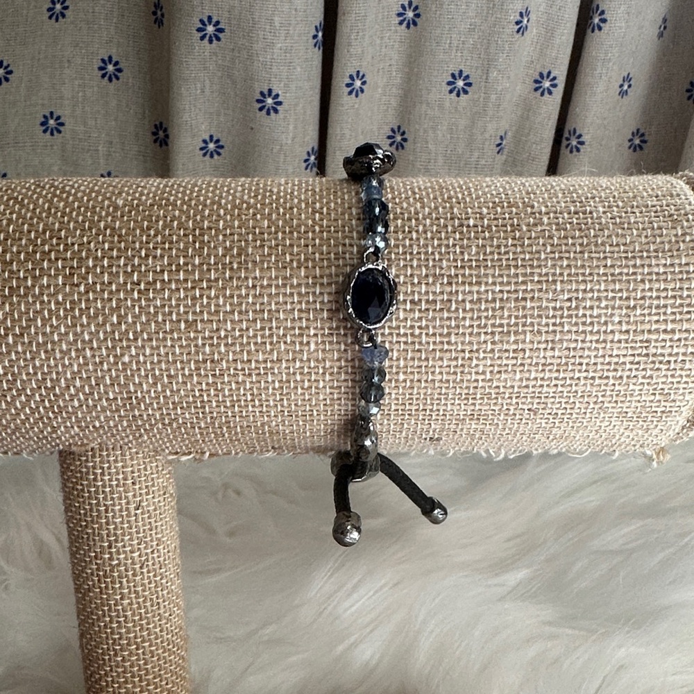 Alexis Bittar Black and Silver Bracelet
